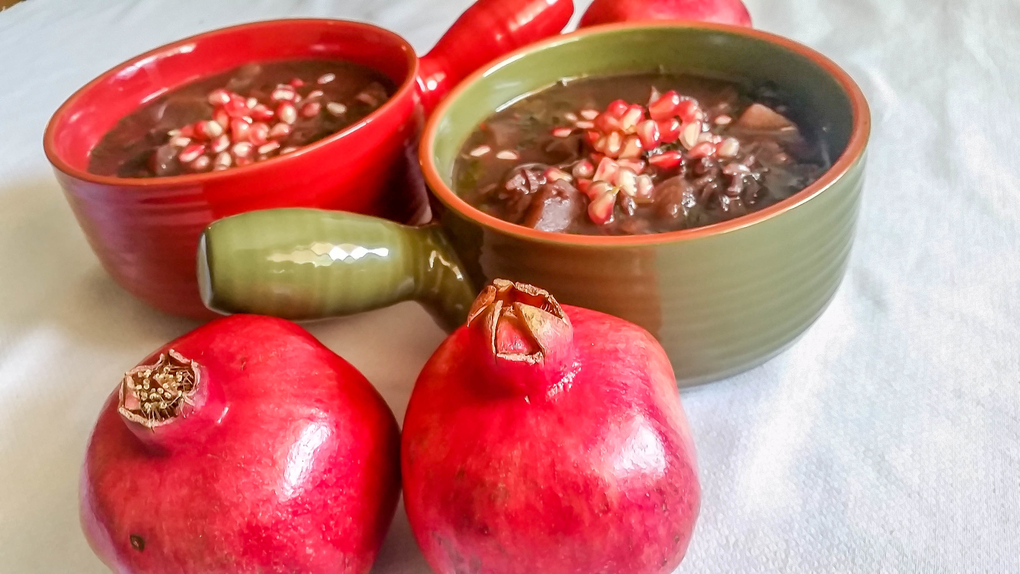 Pomegranates Soup- It's Not Weird as It Sounds