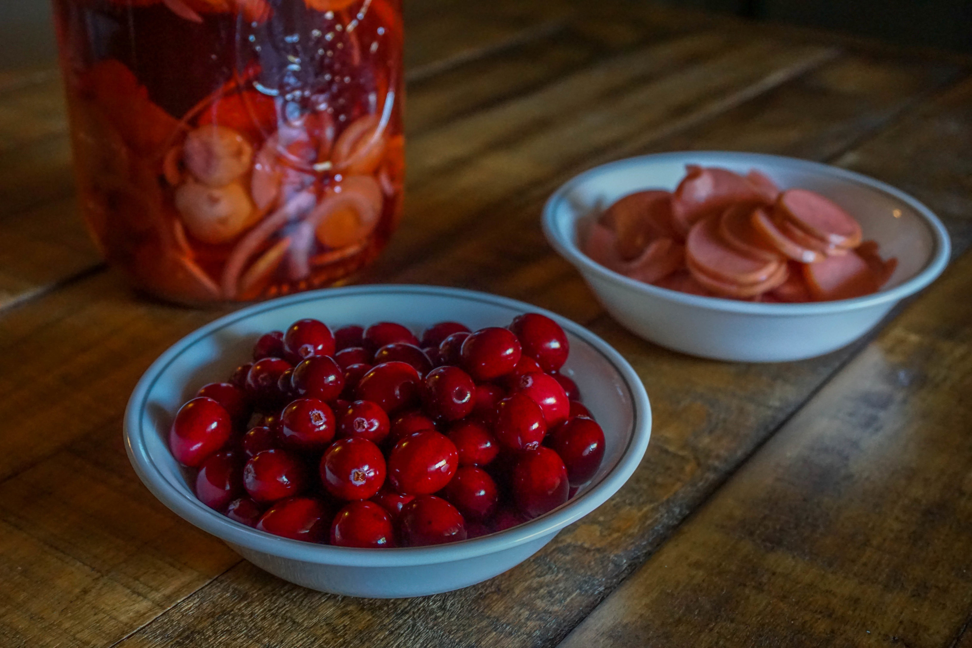 Sweet Pickles: Radish & Cranberries
