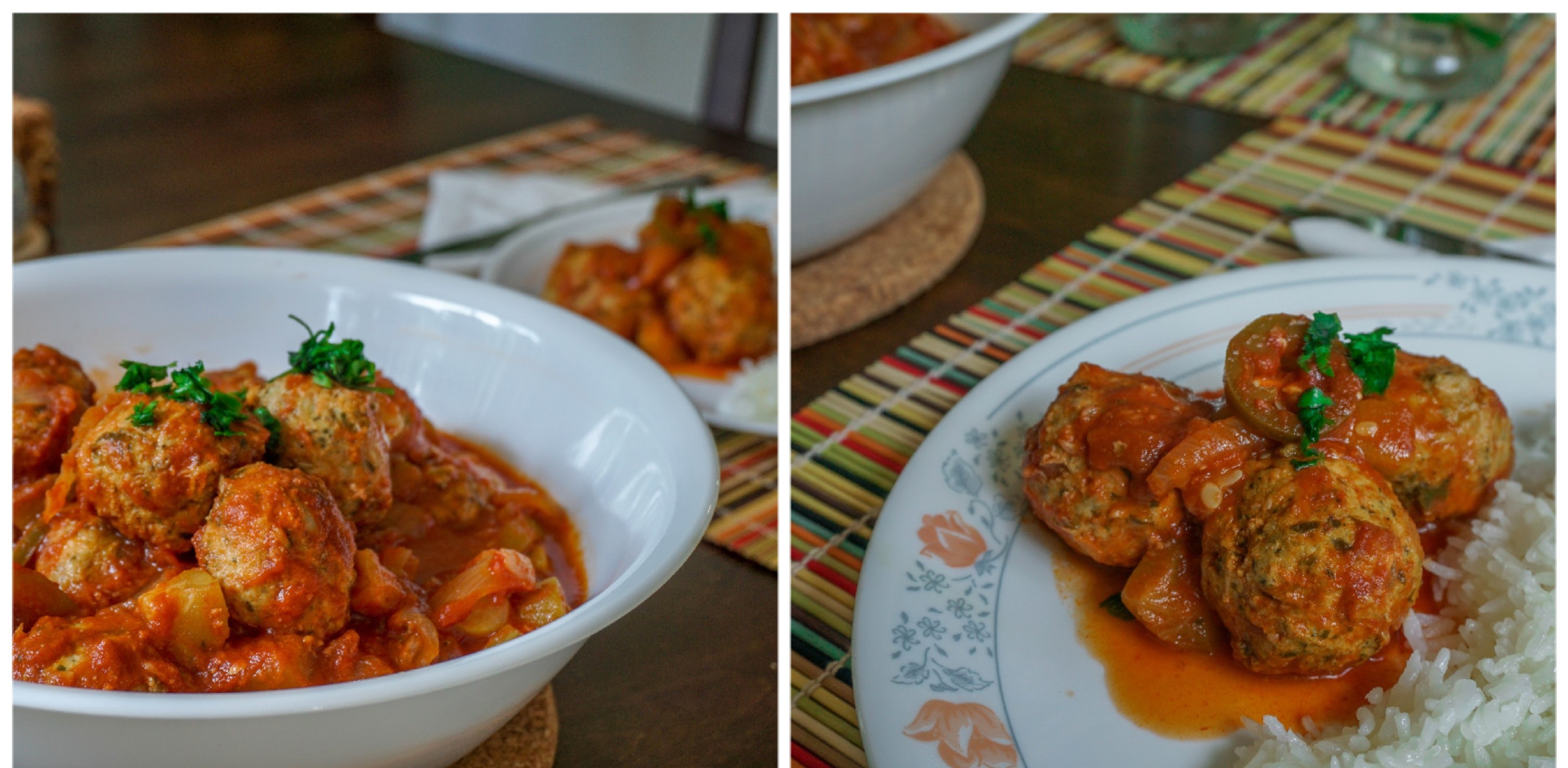 Maayan Chicken Meatballs In Rich Red Sauce