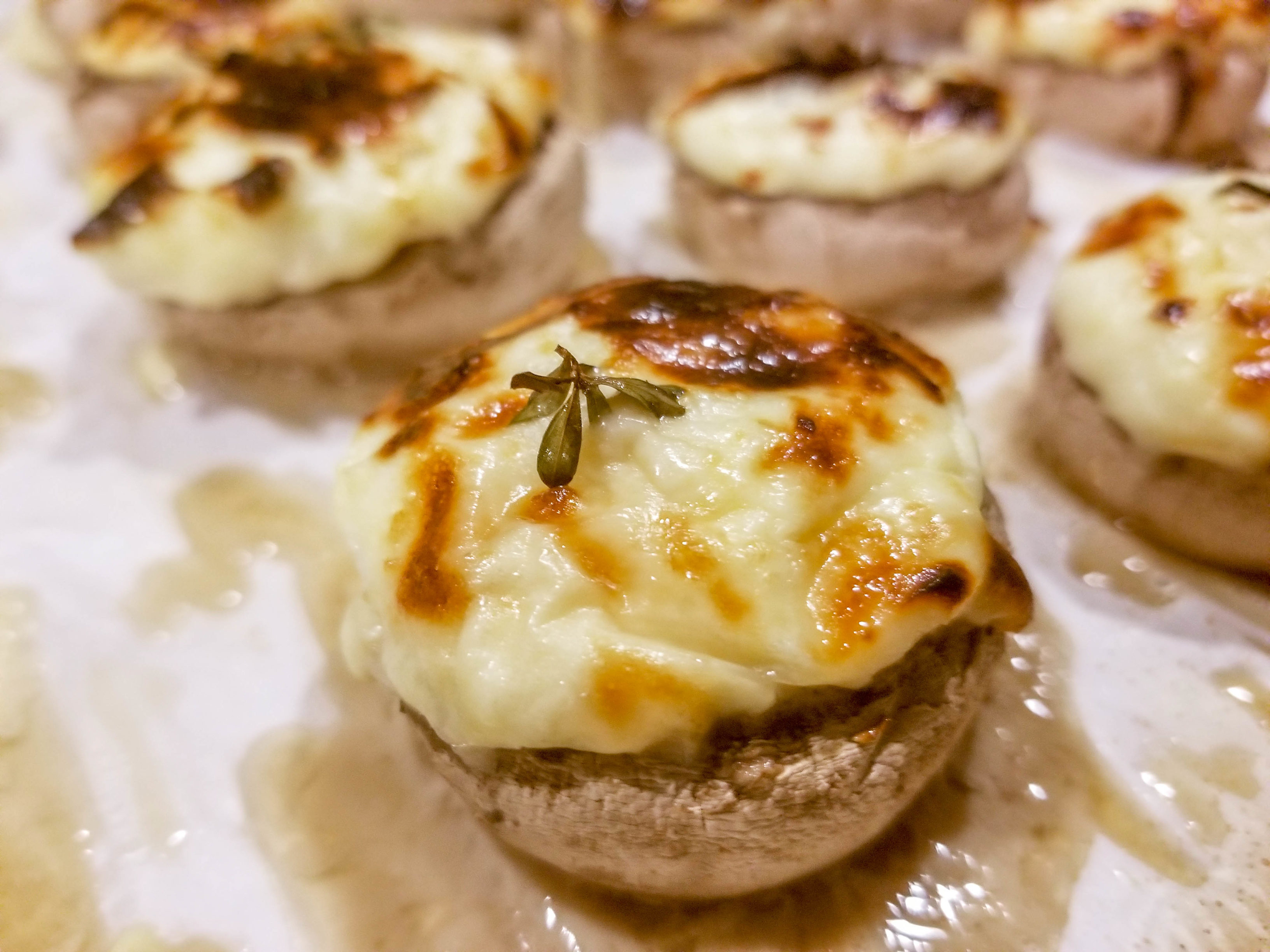 Dairy Stuffed Mushrooms