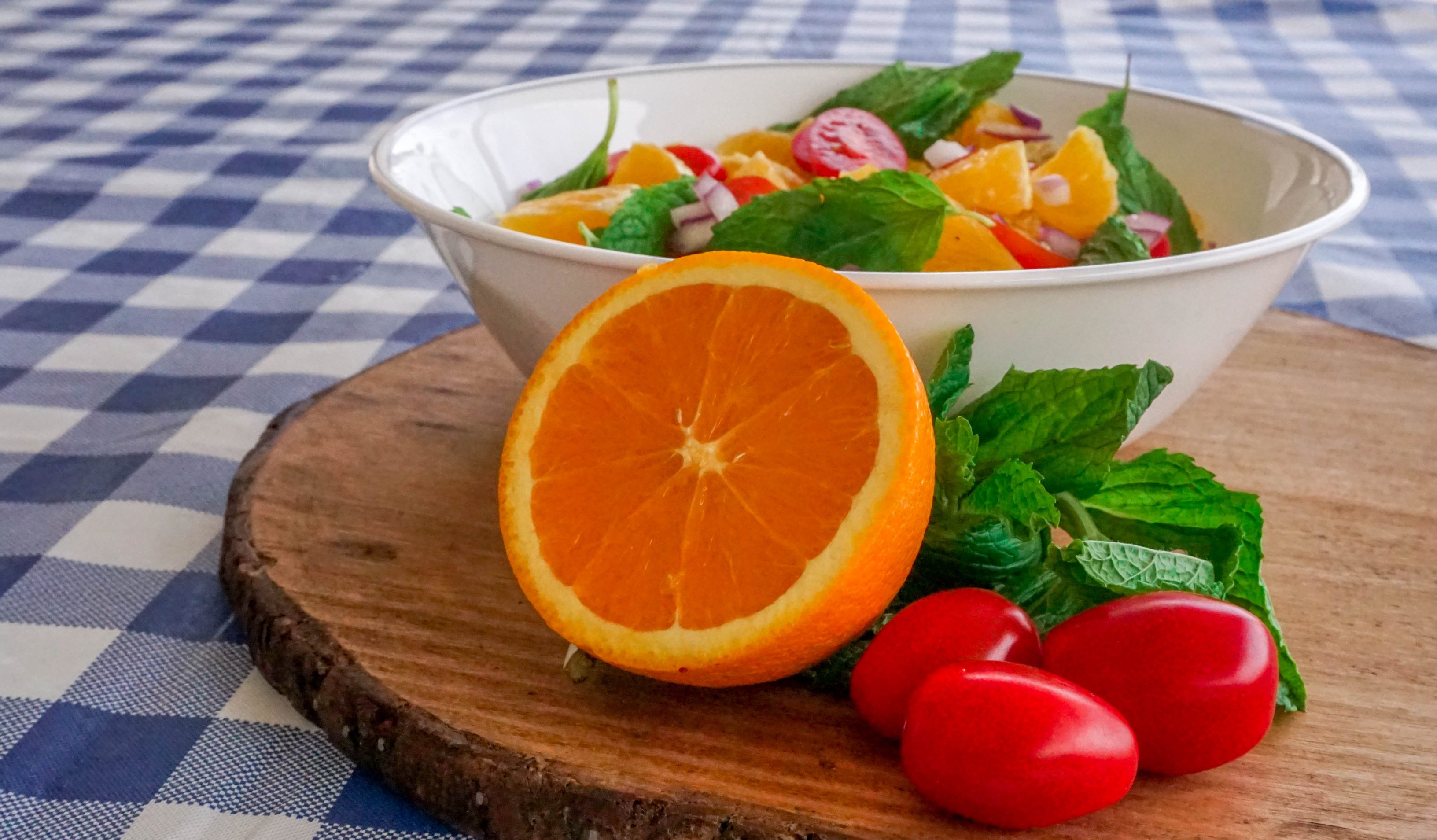 Oranges & Cherry Tomatoes Salad