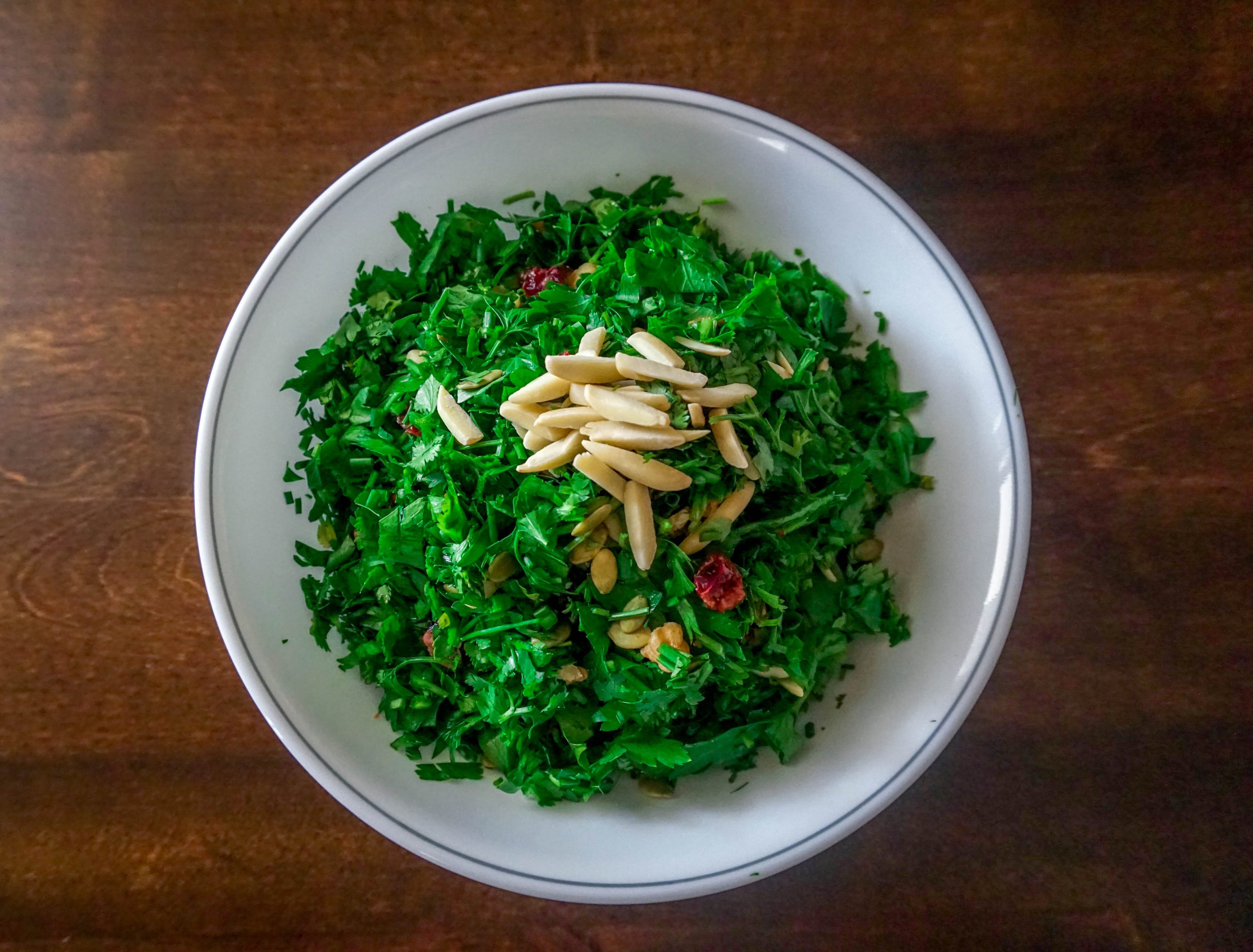 Green Salad With Cranberries & Nuts