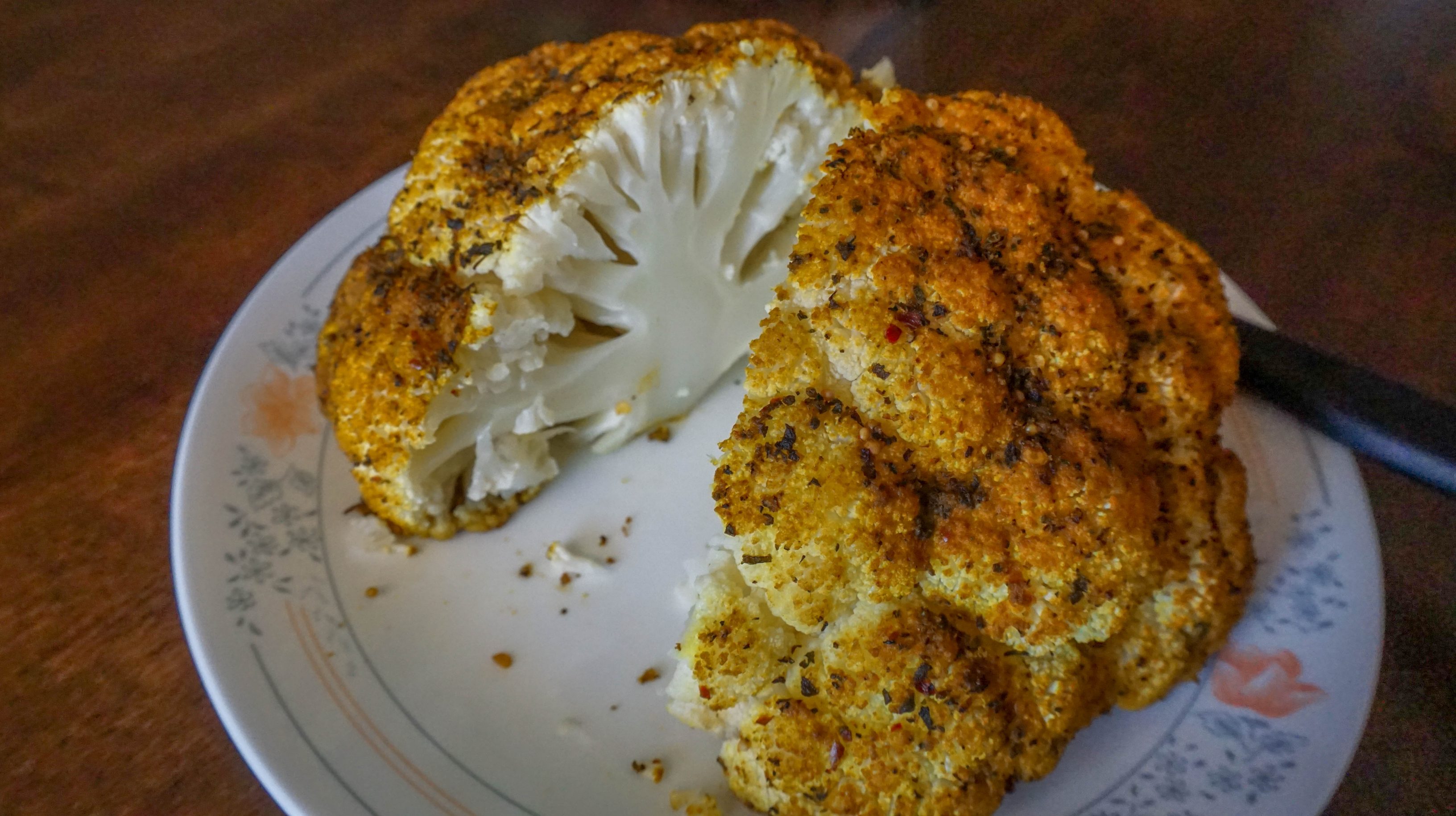 Baked Spicy Cauliflower