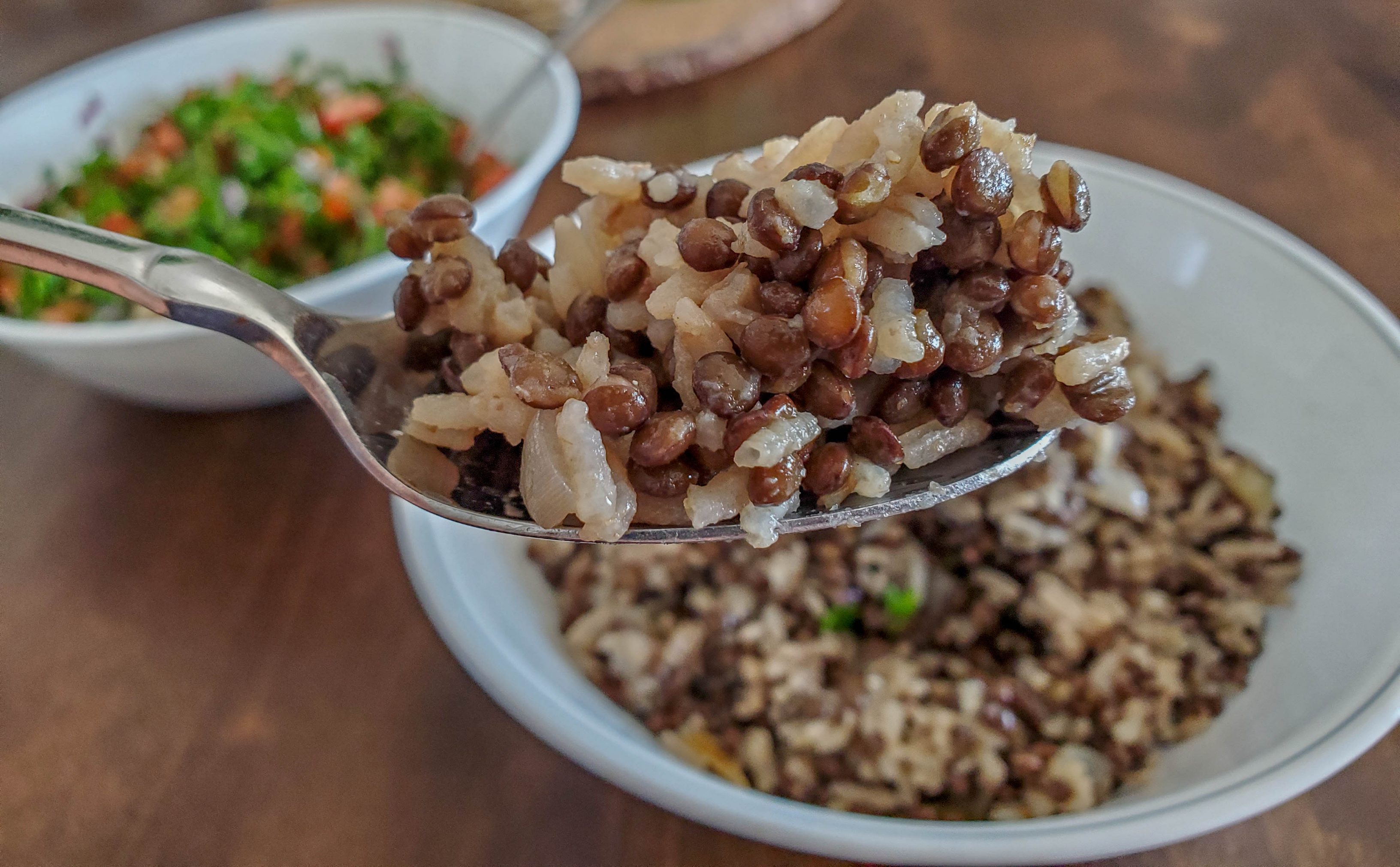 Mujadara Recipe- Lentil and Rice and Everything Nice