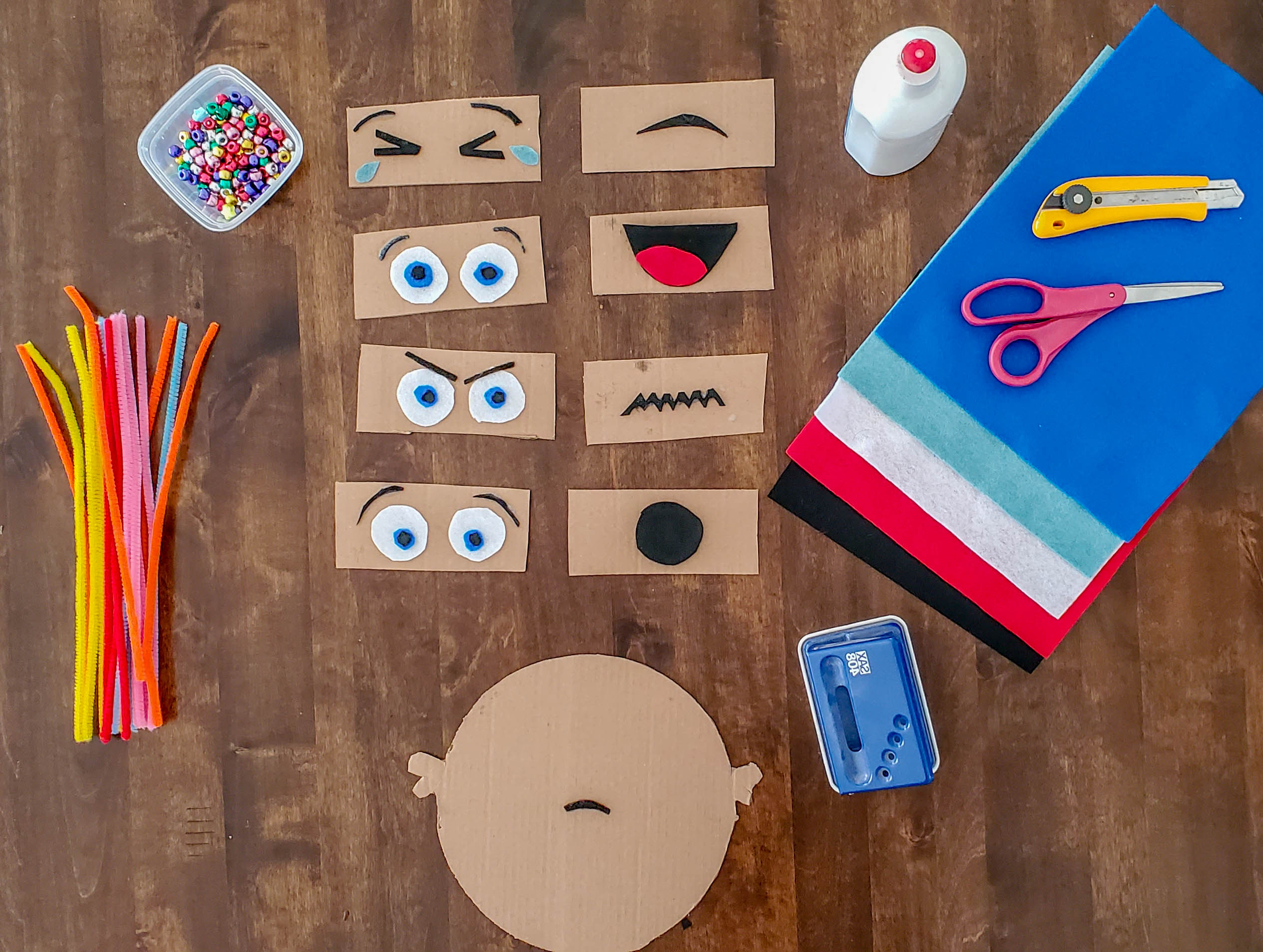 Build Faces & Expressions With Your Toddlers