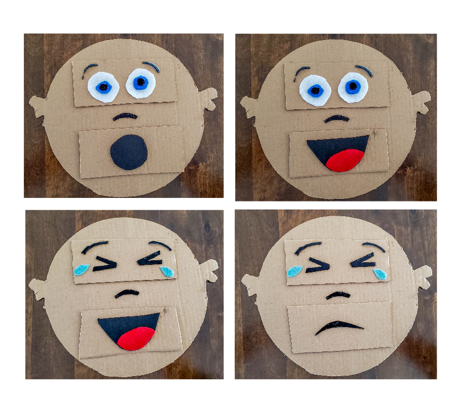 יצירת פרצופים והבעות-פעילות עם הילדים (לא רק) לבידודים